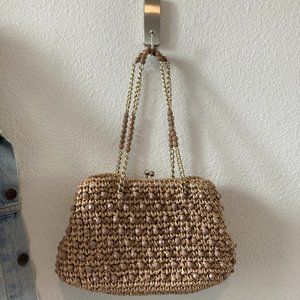 Straw/Beaded Hand Bag